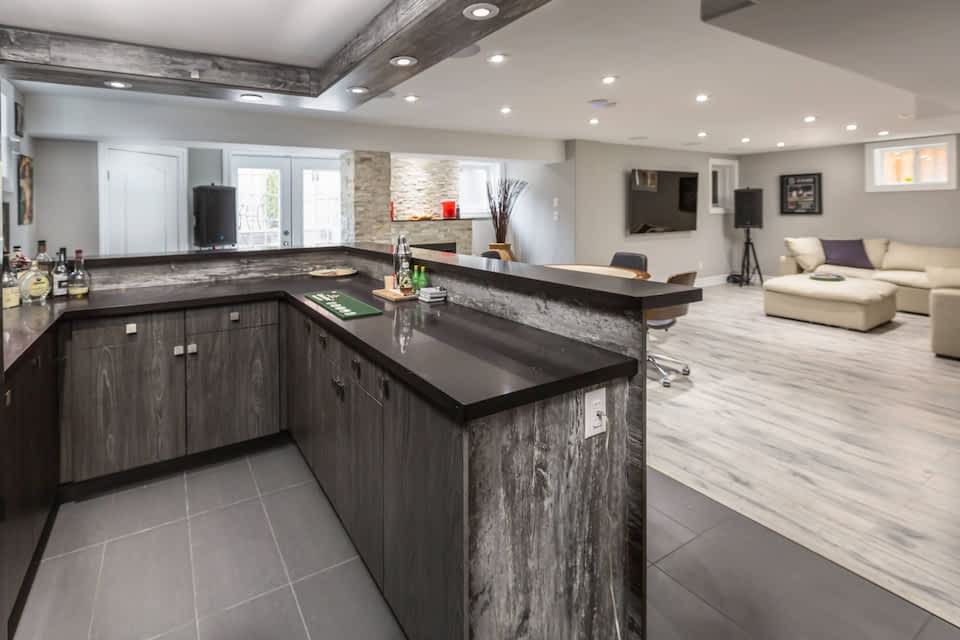 Basement renovation in Brampton - view 1