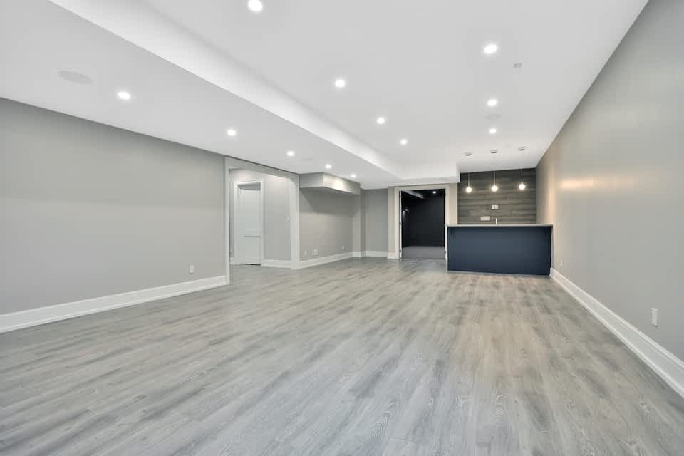 Basement renovation in Brampton - view 1