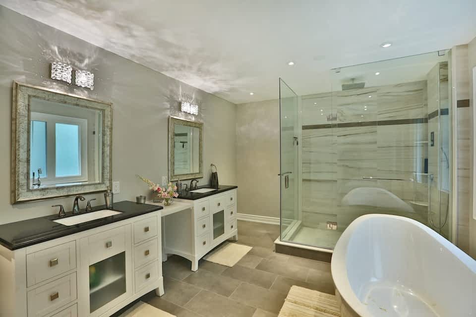Bathroom renovation in Mississauga - view 1