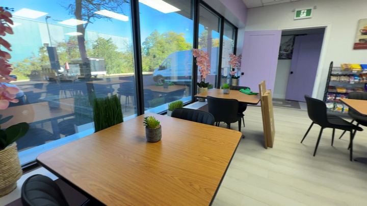 Main-floor dining room