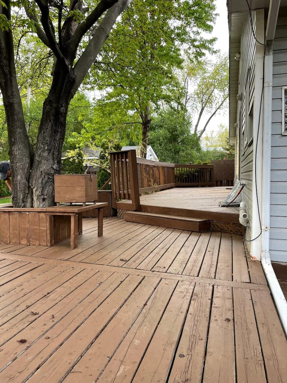 Deck renovation in Brampton - view 1