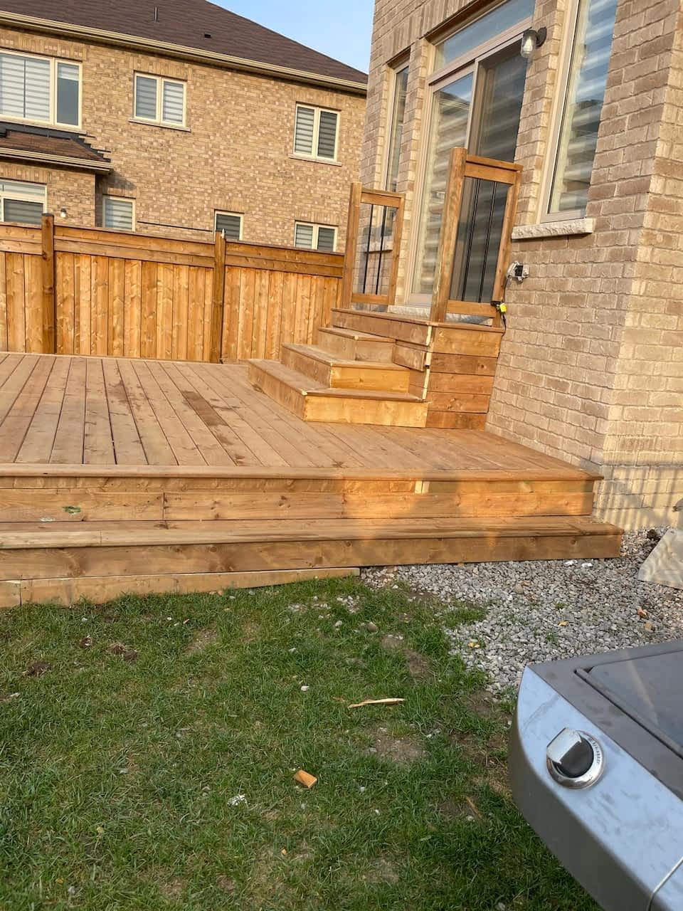 Deck renovation in Brampton - view 1